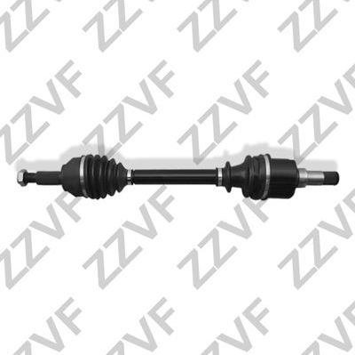 Полуось (привод в сборе, приводной вал) ZZVF передняя левая для Ford Mondeo III 2000-2007. Артикул FD-9-001