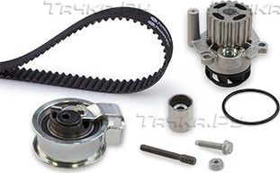 Помпа (водяной насос) с комплектом ремня ГРМ Gates PowerGrip® для Skoda Fabia I 2001-2003. Артикул KP15569XS-4