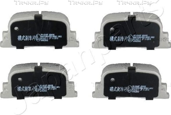 Тормозные колодки Japanparts. Артикул PP-231AF
