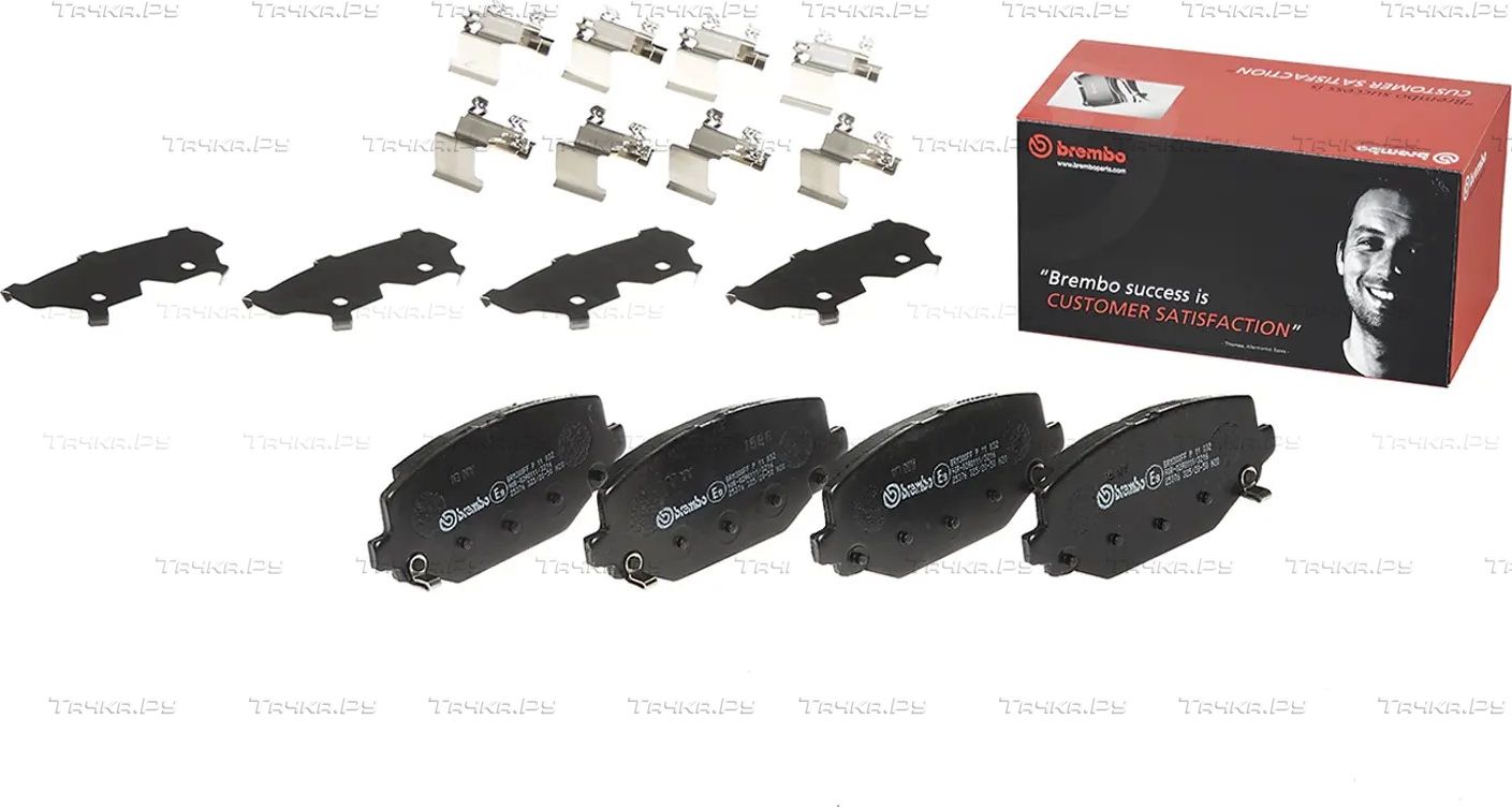 Тормозные колодки Brembo PRIME LINE задние для Dodge Journey I 2008-2026. Артикул P 11 032