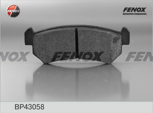 Тормозные колодки Fenox. Артикул BP43058