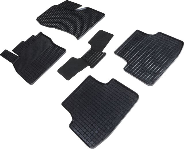 Коврики резиновые Seintex с узором сетка для салона Volkswagen Jetta VII 2020-2026. Артикул 96916