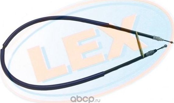 Трос ручного тормоза задн левый (LEX). Артикул TR3557