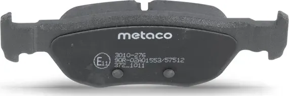 Колодки тормозные задние дисковые к-кт (Metaco). Артикул 3010276