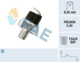 Датчик давления масла FAE. Артикул 11730