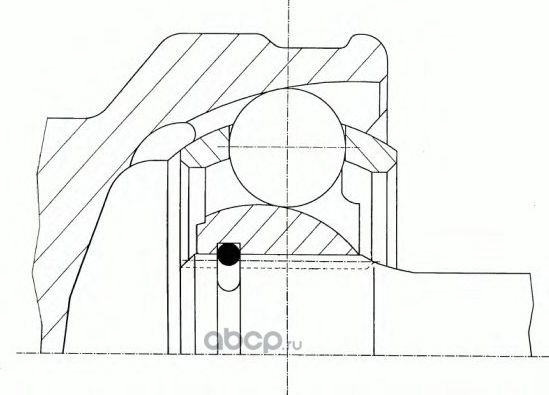 Шрус наружный (граната) Patron. Артикул PCV4095