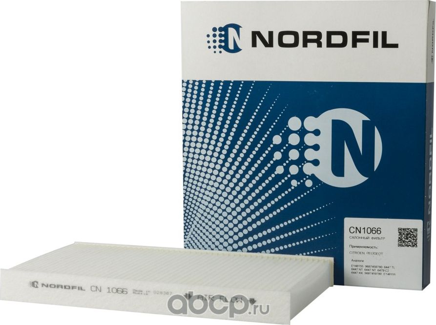 Фильтр салона угольный Citroen C2  C3  C4  DS4  Peugeot 1007  307  308  408  RCZ (Nordfil). Артикул cn1066k