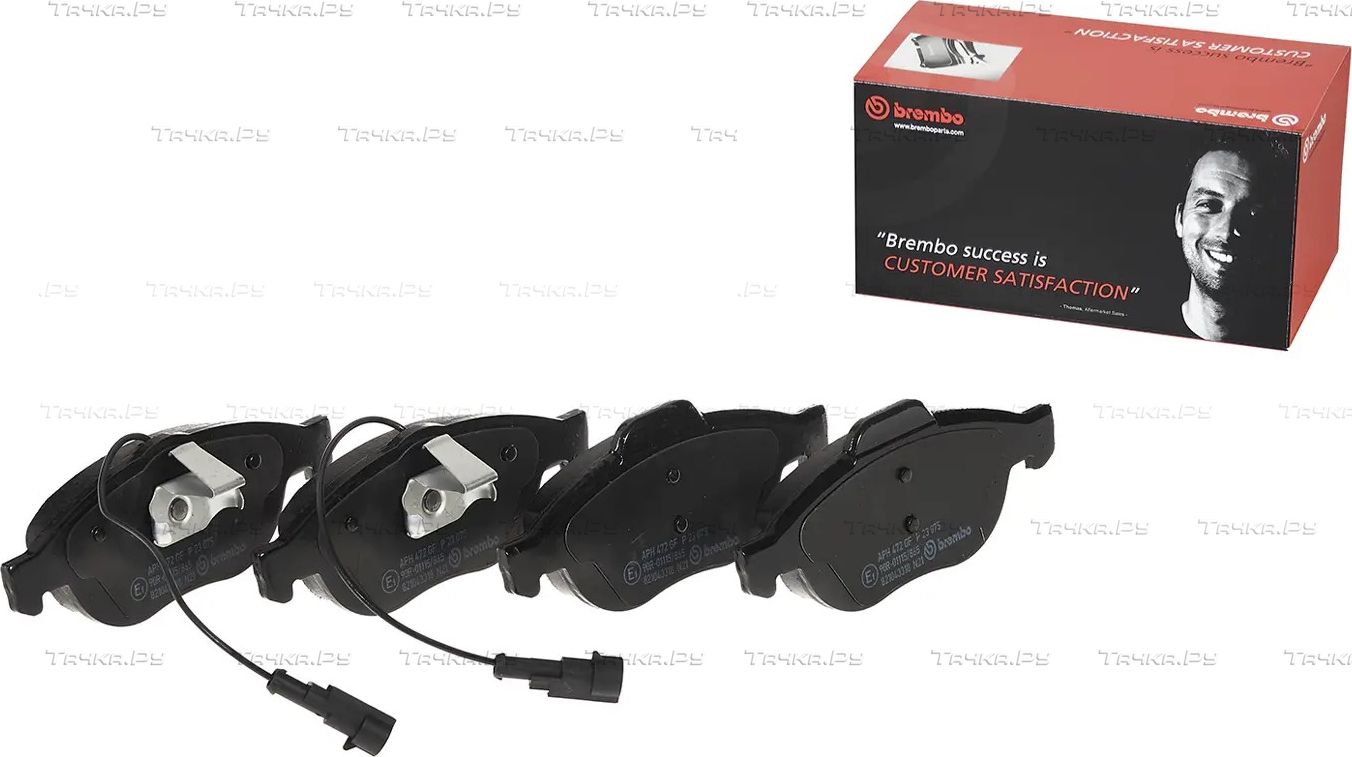Тормозные колодки Brembo передние для Fiat Punto II 1999-2006. Артикул P 23 075