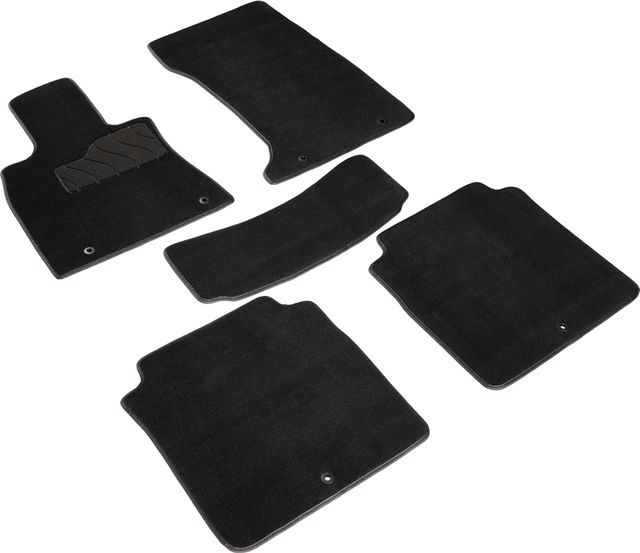 Коврики Seintex ворсовые Lux для салона Hyundai Genesis G90 2020-2026 ЧЕРНЫЕ. Артикул 98481