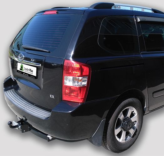 Фаркоп Лидер-Плюс для Kia Carnival II 2006-2014. Фланцевое крепление. Артикул K128-F