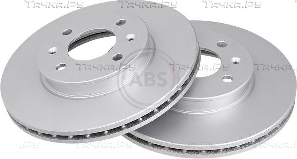 Тормозной диск ABS COATED передний для Kia Rio III 2011-2017. Артикул 17724
