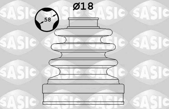 Пыльник ШРУСа внутренний Sasic для Ford Fusion I 2002-2012. Артикул 1906168