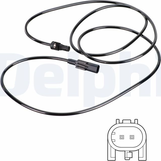 Датчик ABS Delphi для Mercedes-Benz Sprinter 906 2006-2026. Артикул SS20795
