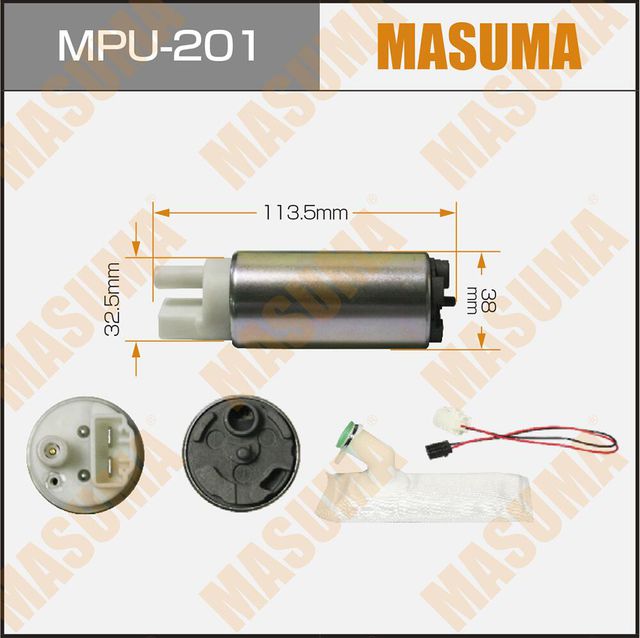 Бензонасос (топливный насос) Masuma для Infiniti FX I (S50) 2003-2008. Артикул MPU-201