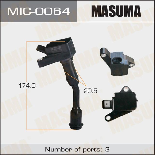 Катушка зажигания Masuma. Артикул MIC-0064