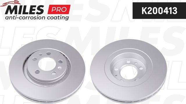 Тормозной диск Miles передний для Volkswagen New Beetle I (A4) 1998-2010. Артикул K200413