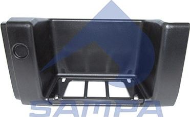 Пороги Sampa левый для Volvo  FH16 II 2012-2026. Артикул 1830 0094
