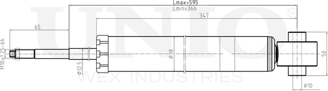 Амортизатор подвески (Unio). Артикул SAB-20020