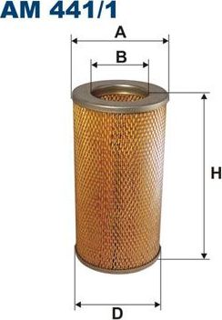 Воздушный фильтр Filtron. Артикул AM 441/1