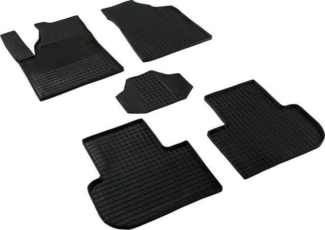 Коврики резиновые Seintex с узором сетка для салона FAW Bestune T77 2020-2026. Артикул 317231