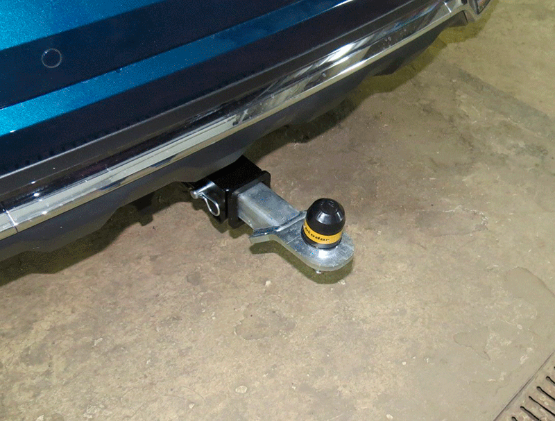 Фаркоп Мотодор под американский квадрат для Geely Monjaro 2022-2026. Артикул 94207-E