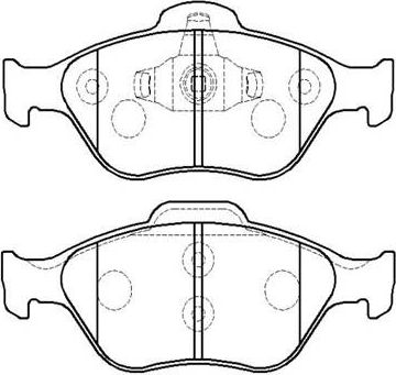 Тормозные колодки HSB. Артикул HP5146