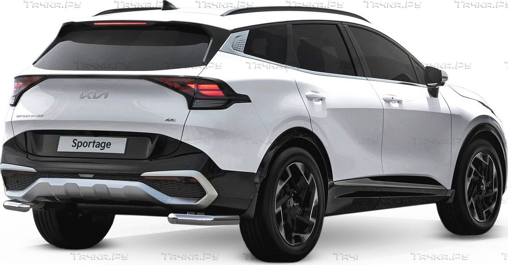 Защита Rival заднего бампера d57 уголки для Kia Sportage V 2021-2026. Артикул R.2814.002
