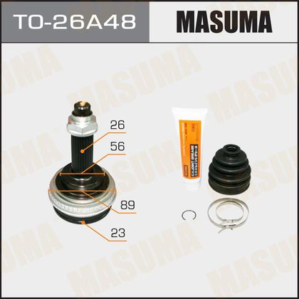 Шрус наружный (граната) Masuma передний для Toyota Raum I 1997-2003. Артикул TO-26A48