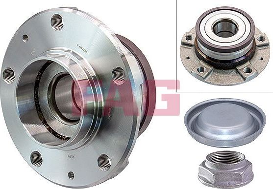 Ступица колеса с интегрированным подшипником Fag. Артикул 713 6506 00