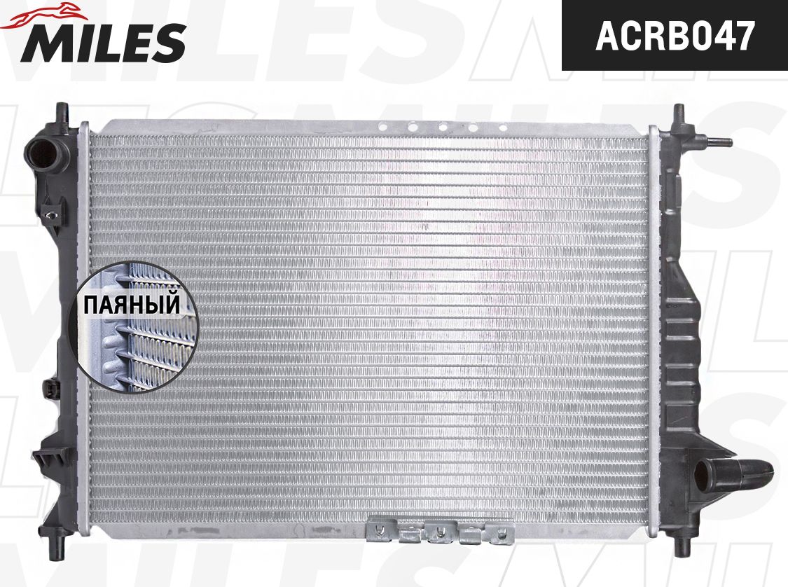 Радиатор охлаждения двигателя Miles (алюминий). Артикул ACRB047