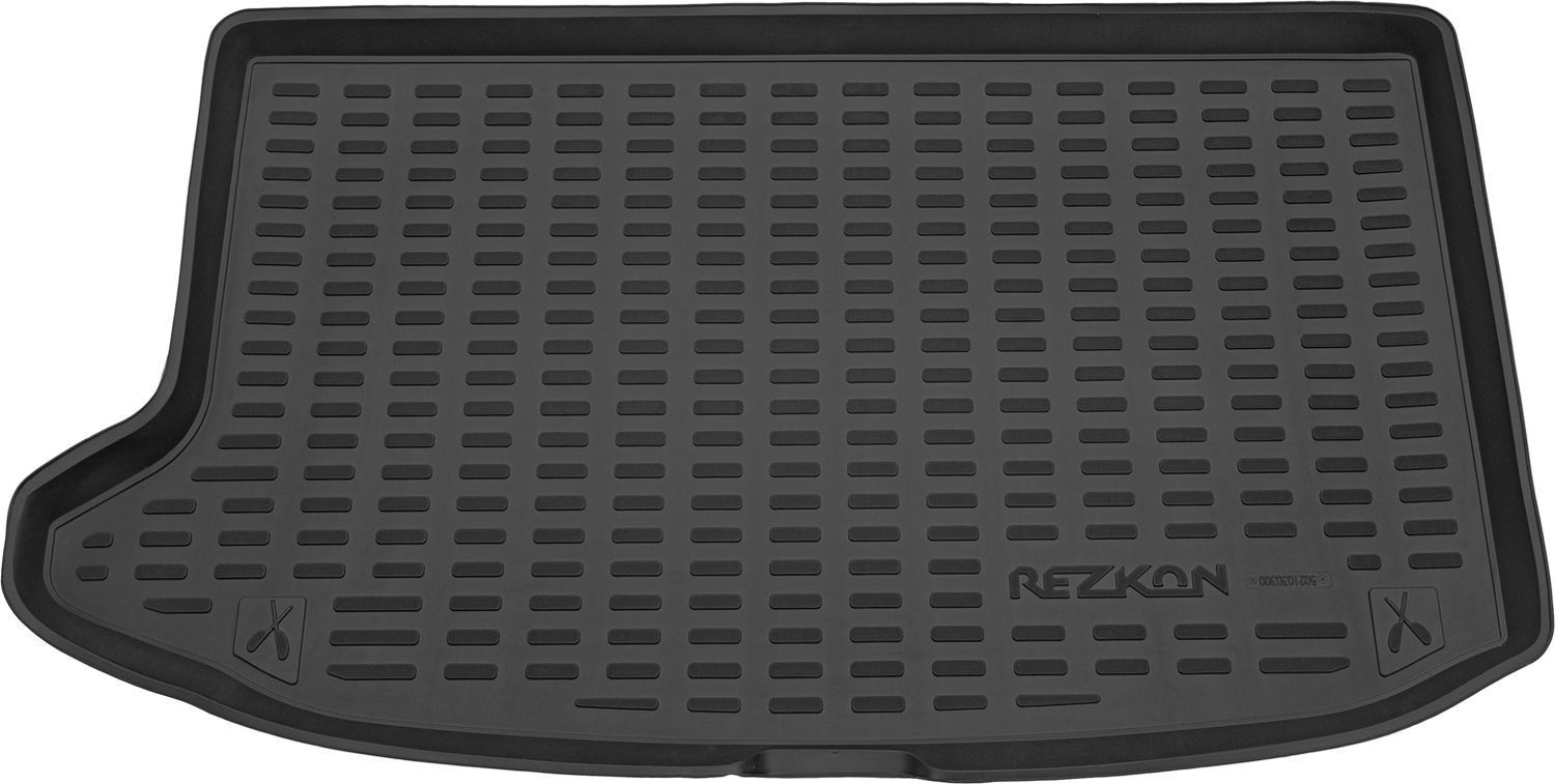 Коврики полиуретановые Rezkon для багажника Kia Soul III 2019-2026. Артикул 5521030300