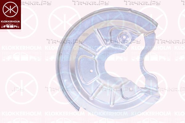 Кожух (щиток) тормозного диска Klokkerholm задний правый для SEAT Leon II 2005-2013. Артикул 9534878