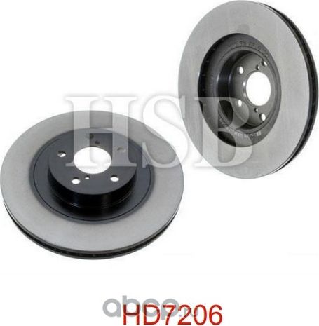 Диск тормозной передний SUBARU  FORESTER 01-02, FORESTER 02-, IMPREZA 98-00, IMP (HSB). Артикул HD7206