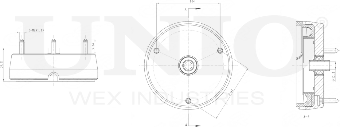 Опора амортизационной стойки (Unio). Артикул RMP-13131
