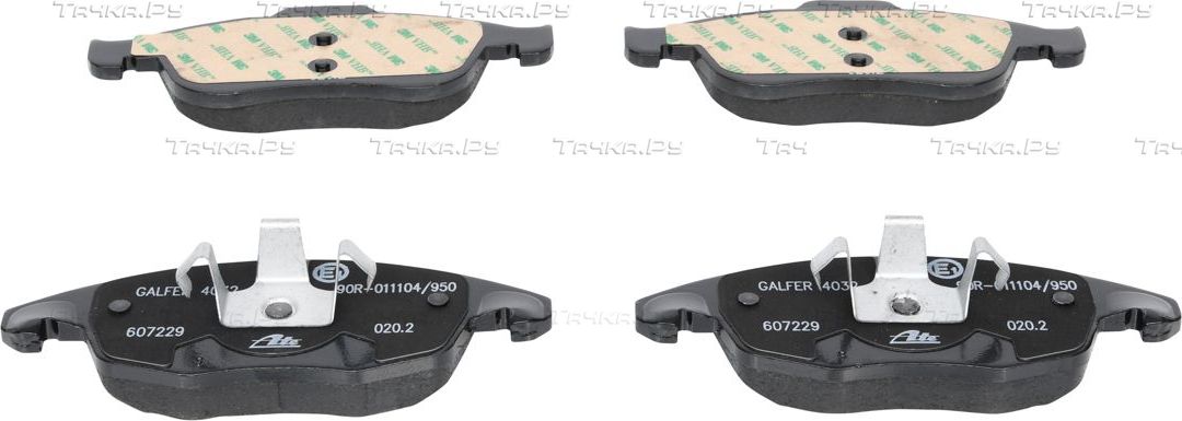 Тормозные колодки ATE передние для Citroen C4 II 2009-2026. Артикул 13.0460-7229.2