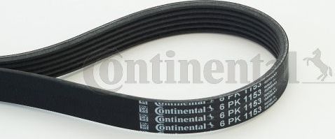 Приводной ремень поликлиновой ContiTech для BMW X5 IV (G05) 2018-2026. Артикул 6PK1153