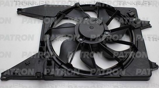 Вентилятор радиатора двигателя Patron для Renault Sandero II 2009-2026. Артикул PFN235