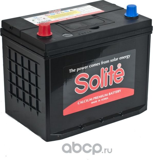 АККУМУЛЯТОР АВТОМОБИЛЬНЫЙ SOLITE 95D26R 85АЧ L+ EN650A 260X168X220. Артикул 95D26RBH