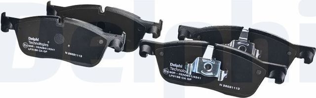 Тормозные колодки Delphi (Low-Metallic). Артикул LP3188