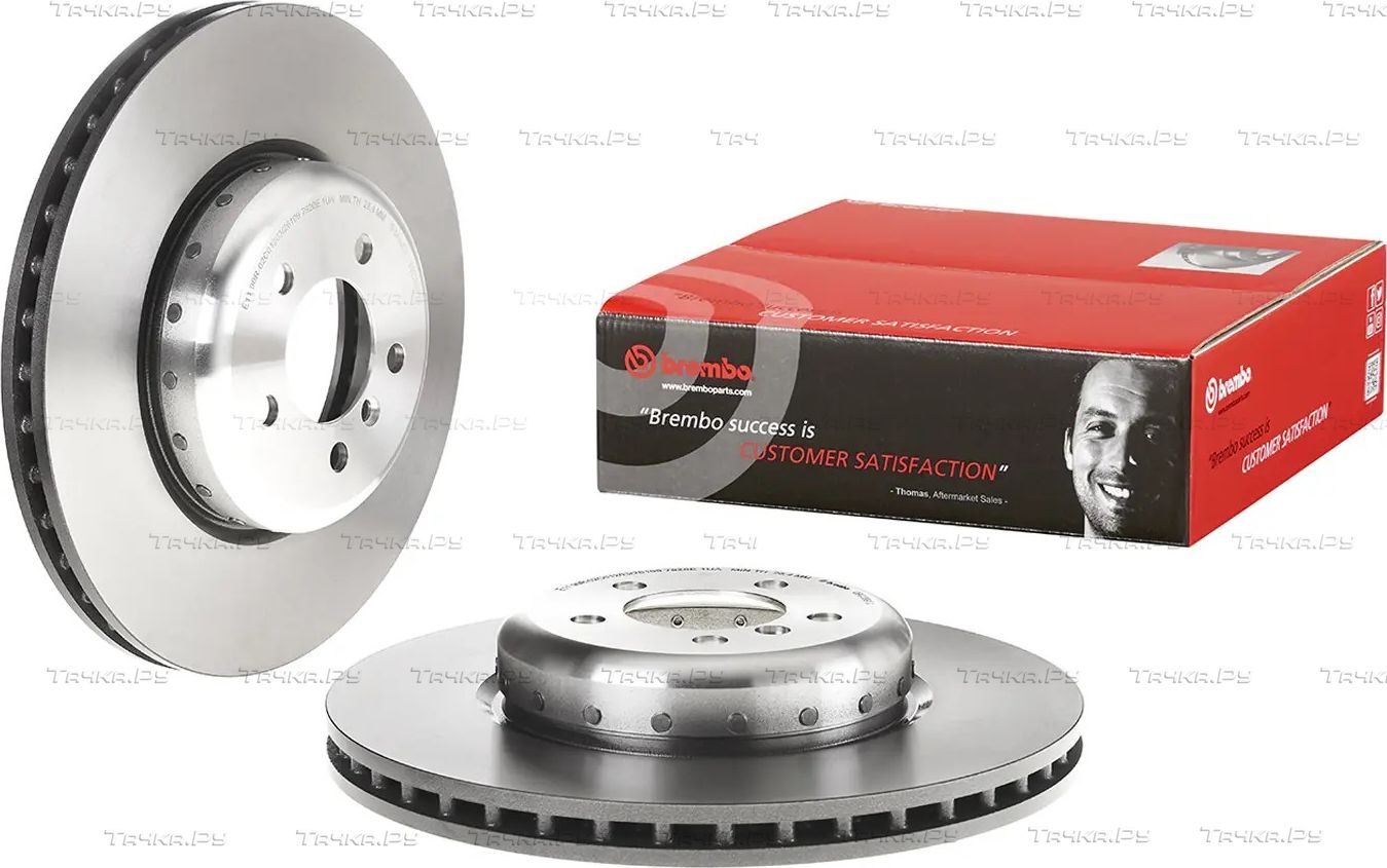 Тормозной диск Brembo PRIME LINE - Composite передний для BMW 3 VI (F3x) 2011-2026. Артикул 09.C399.13
