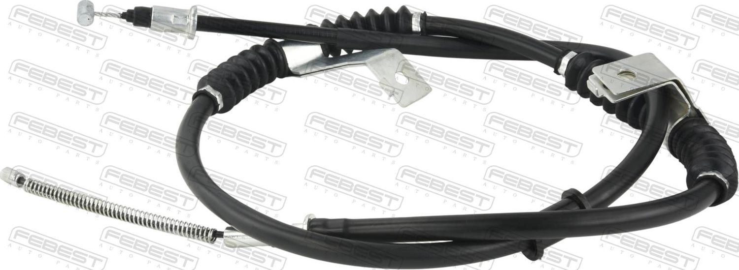 Трос ручника (тросик ручного тормоза) Febest. Артикул 10100-J200LH