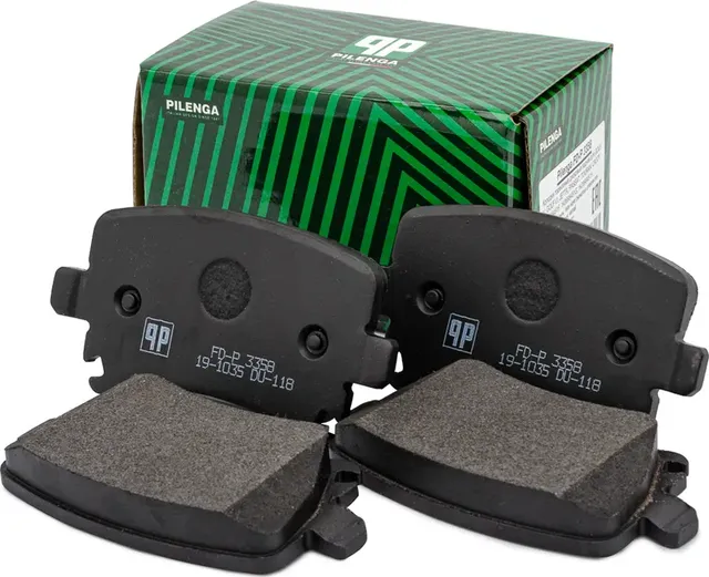 PILENGA Колодки тормозные дисковые задние (Аналог FD-P 7690 T)  VAG GOLF V  GOLF VI  JETTA  PASSAT  . Артикул fd-p3358