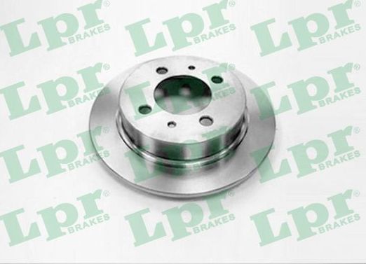 Тормозной диск LPR задний для Nissan Sunny N14 1990-1995. Артикул N2781P