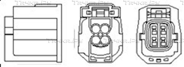 Лямбда-зонд (кислородный датчик) Magneti Marelli для Mazda 3 I (BK) 2003-2009. Артикул 466016355135