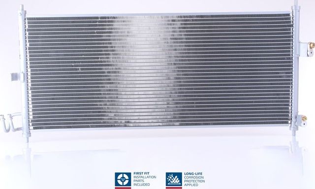 Радиатор кондиционера (конденсатор) Nissens (алюминий) для Nissan Primera P12 2002-2008. Артикул 94616