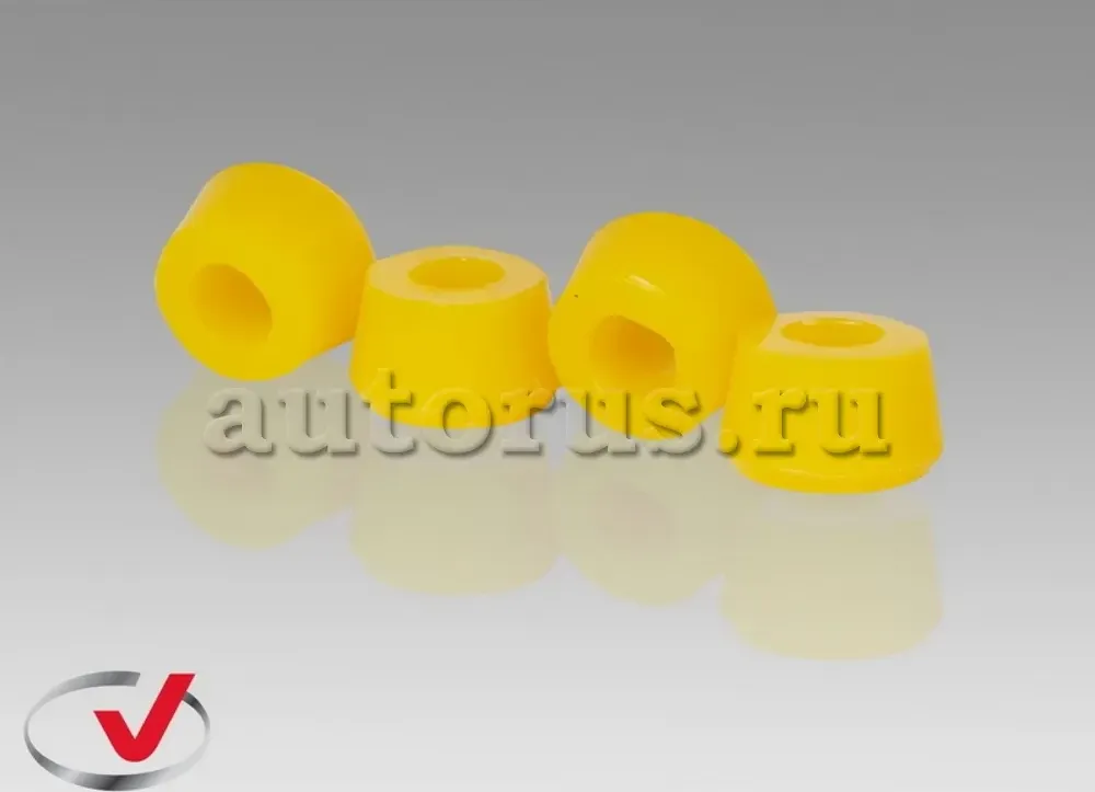 Втулки амортизатора полиуретановые (нижние}, комплект (4шт) (Vtulka). Артикул 1803007