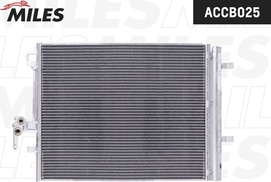Радиатор кондиционера (конденсатор) Miles (алюминий). Артикул ACCB025