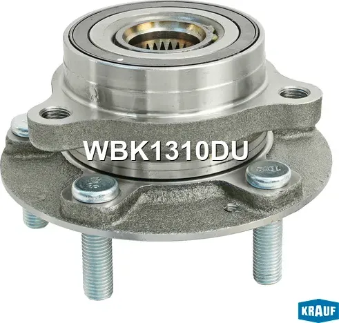 Ступица колеса с подшипником в сборе и монтажный к Krauf. Артикул WBK1310DU