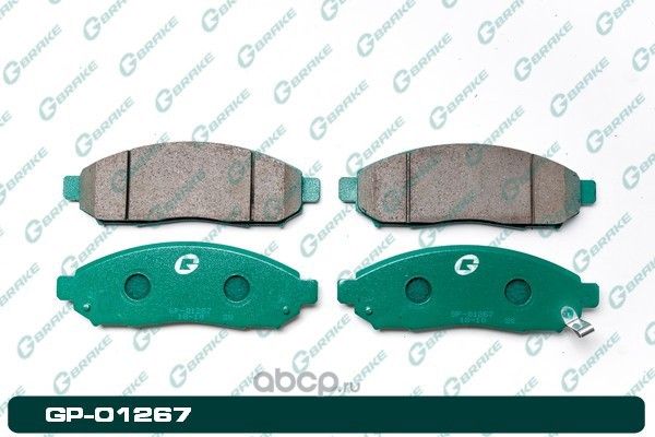 Колодки тормозные дисковые (G-Brake). Артикул GP01267