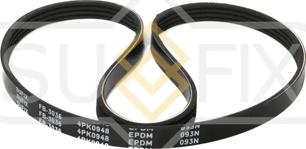 Ремень поликлиновый 4PK0948 (Sufix). Артикул FB3036